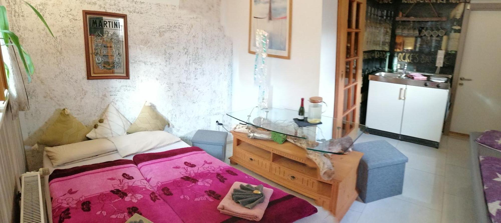 Kleines Studio Im Eichenwaeldchen, 1 Zimmer Kueche Bad Friedrichsgrun Exteriör bild